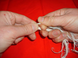 Corde en tendons sous tension
